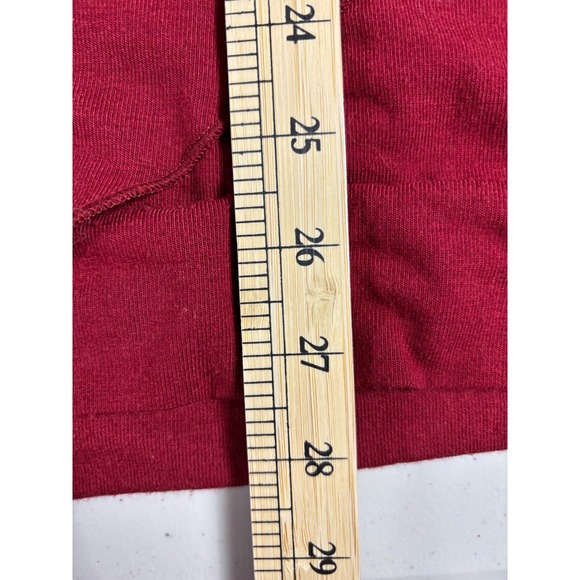 Soft Surroundings Red Madeline Tunic Medium Cape Overlay V-Neck Raglan Sleeves - Picture 9 of 10